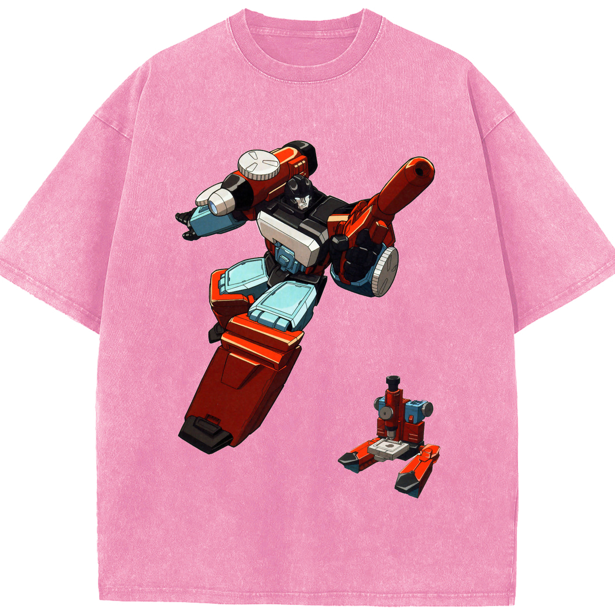 （画像用）  綿100% ヴィンテージ風 半袖Tシャツ（フロントプリント）